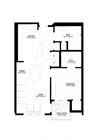 1 Bedroom Floor Plan
